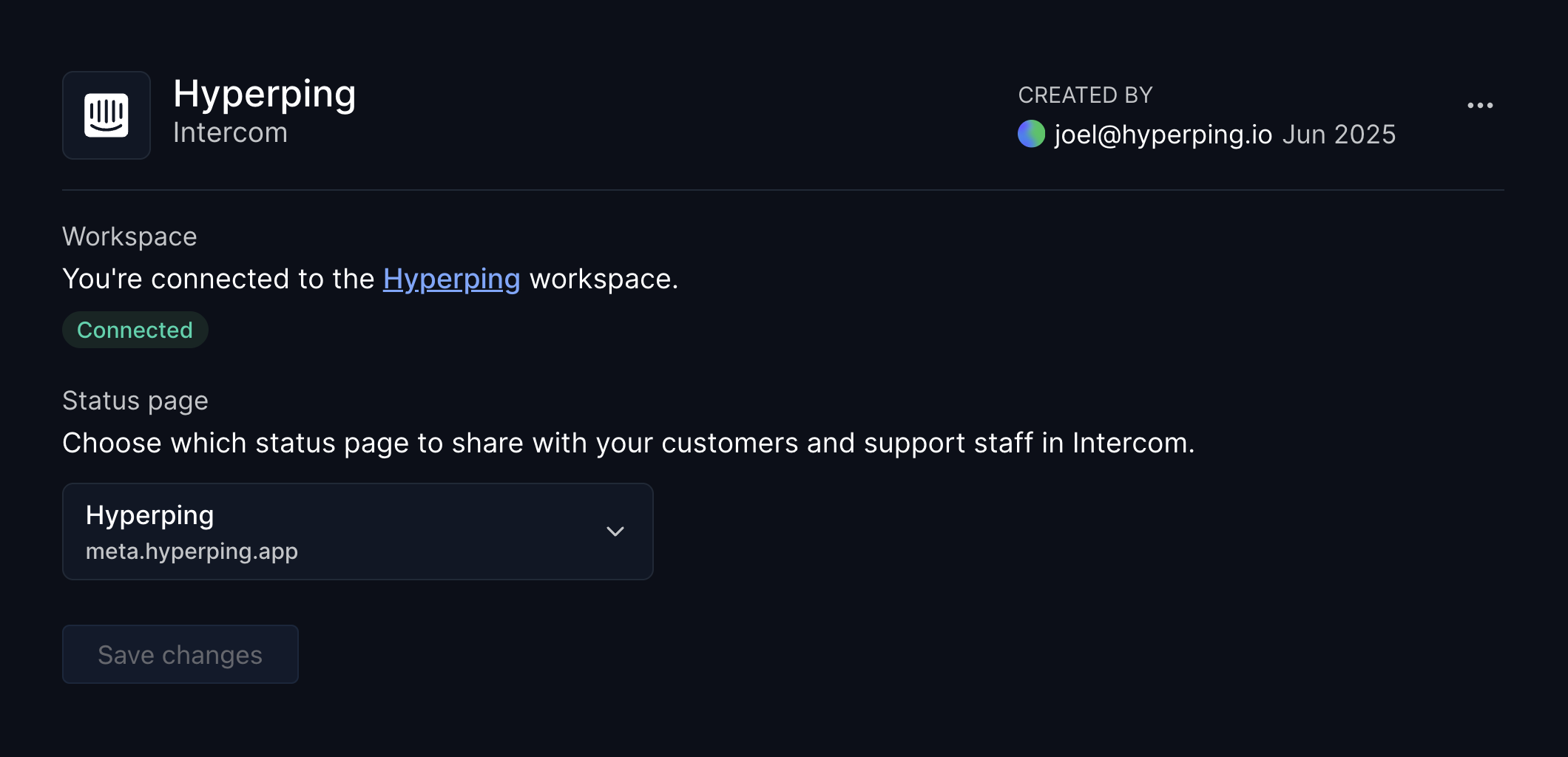 Intercom step 2