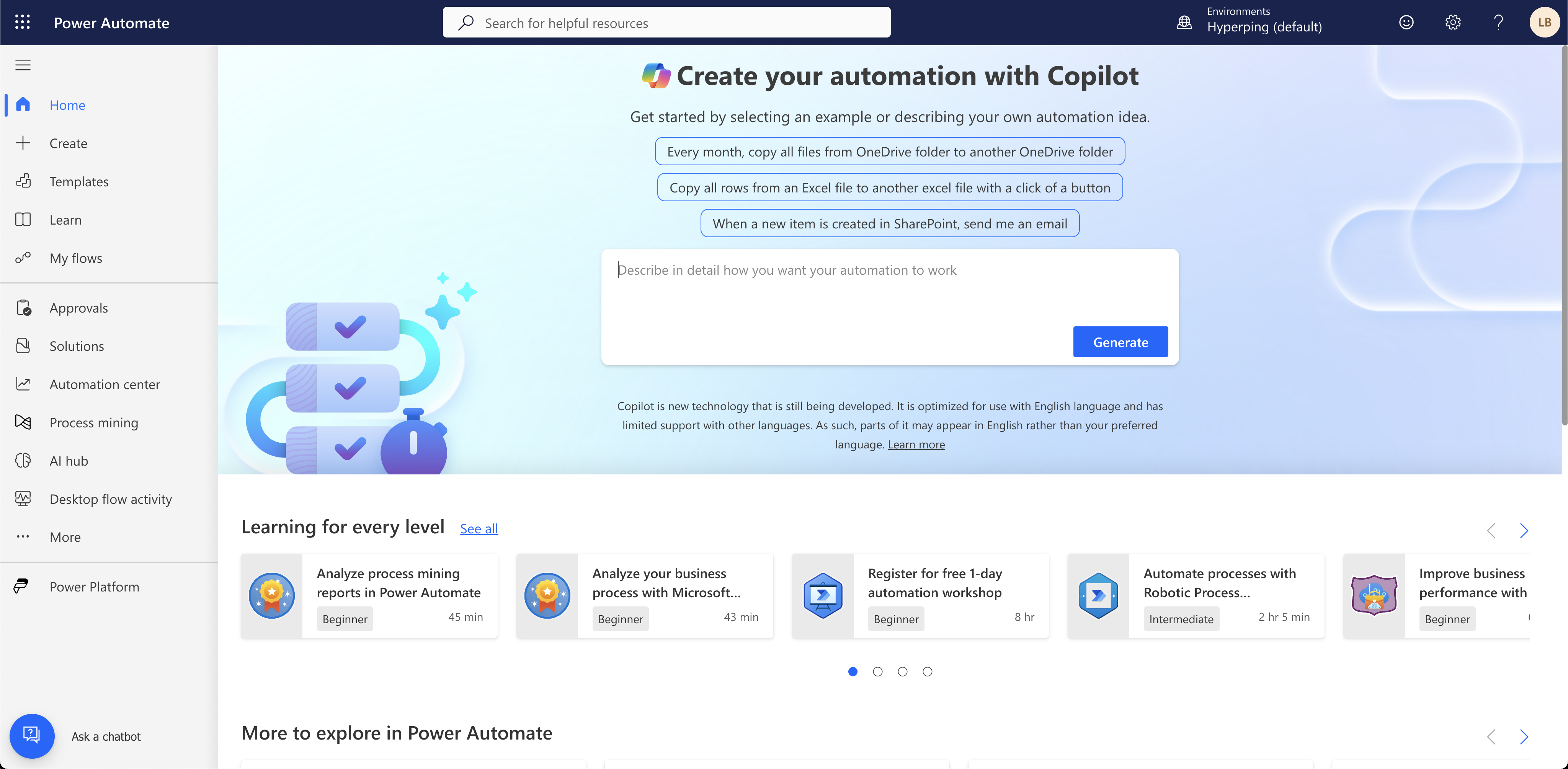 Teams Power Automate workflow setup