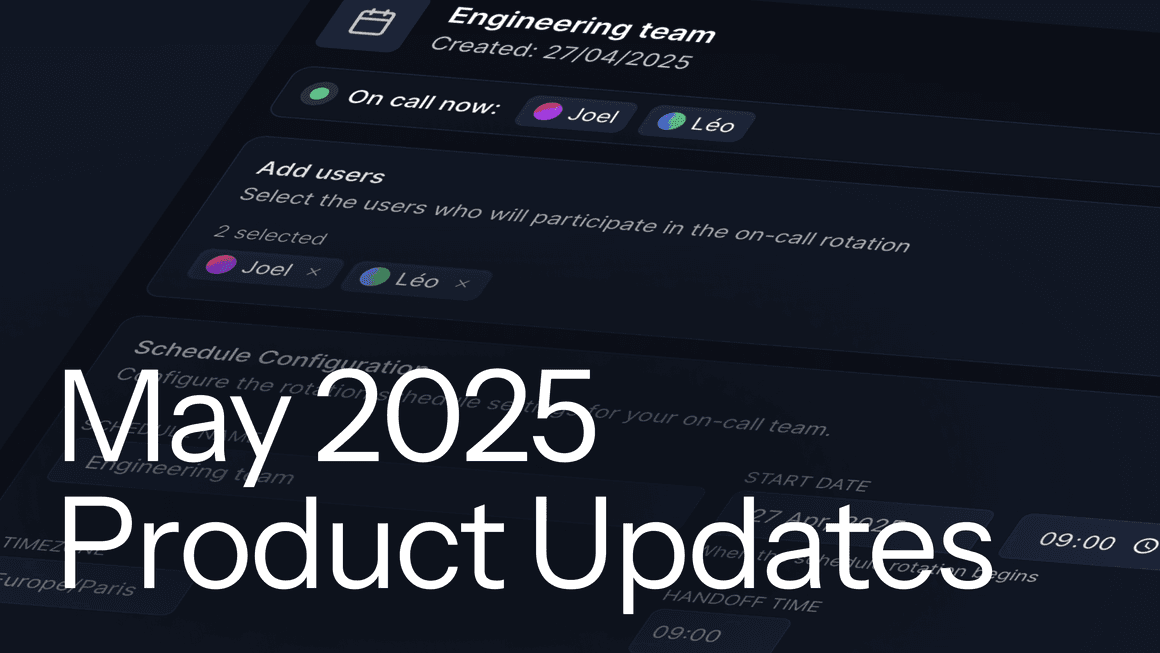 May 2025 Product Updates