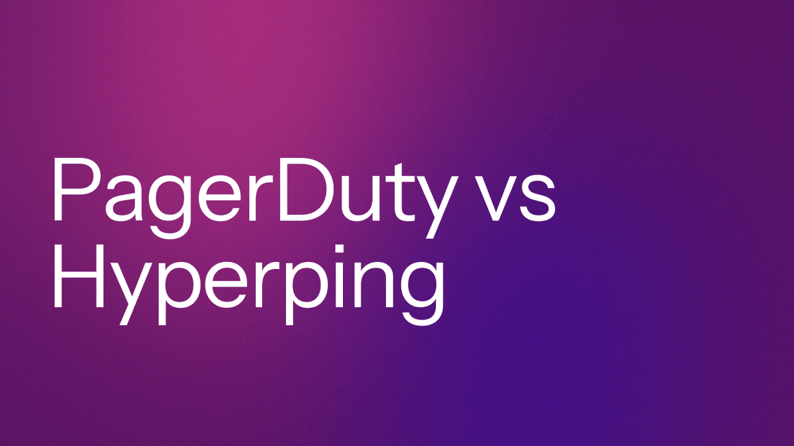 PagerDuty vs Hyperping: On-Call Without the Per-User Tax