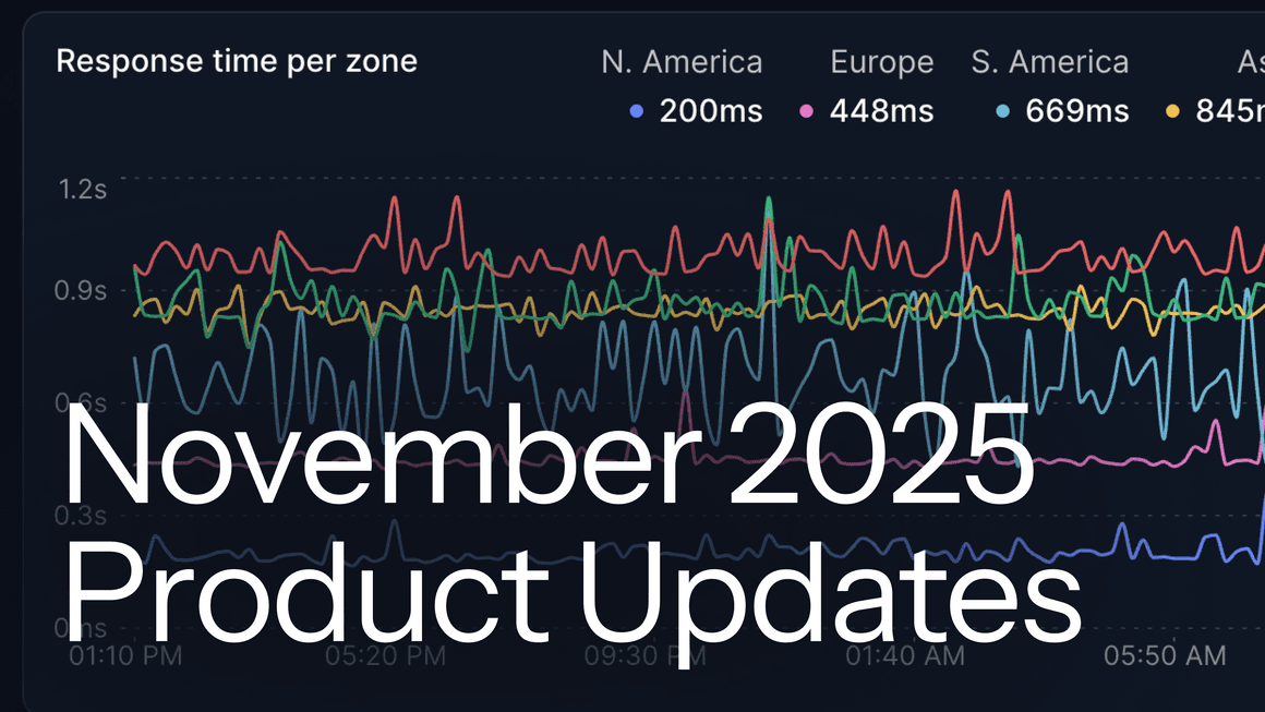 November 2025 Product Updates