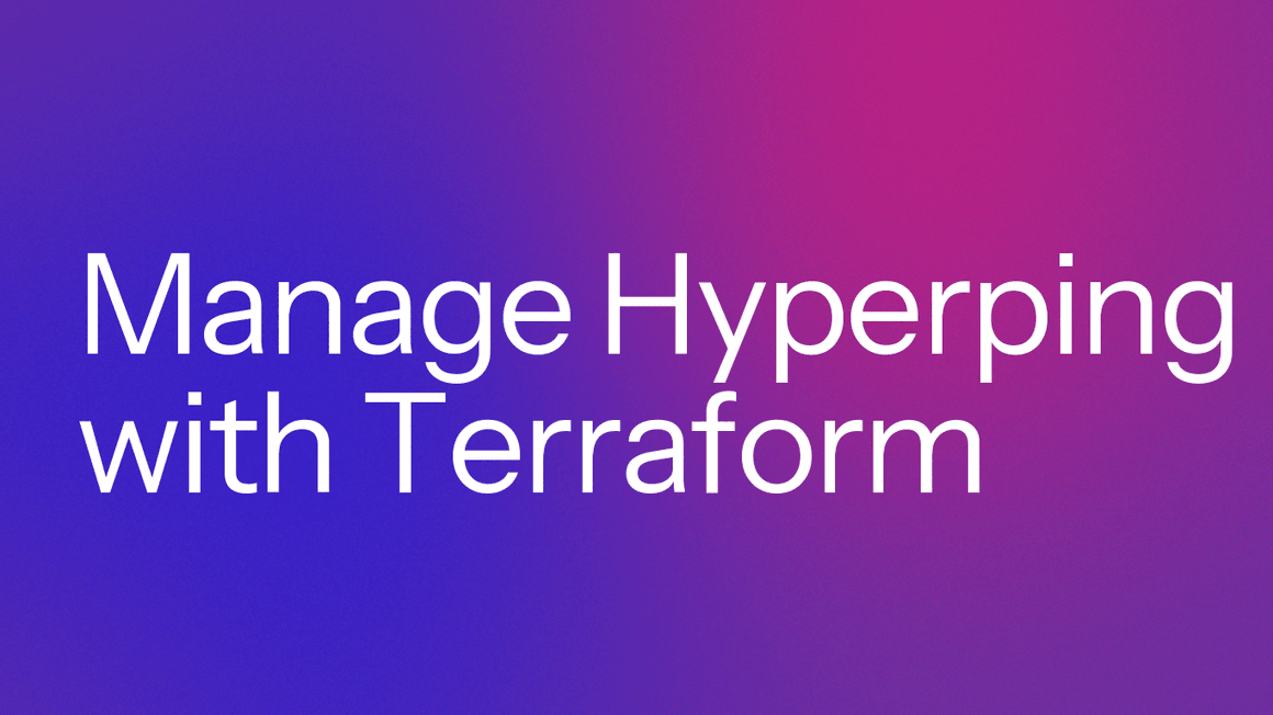 Manage Hyperping with Terraform: Community Provider by Develeap